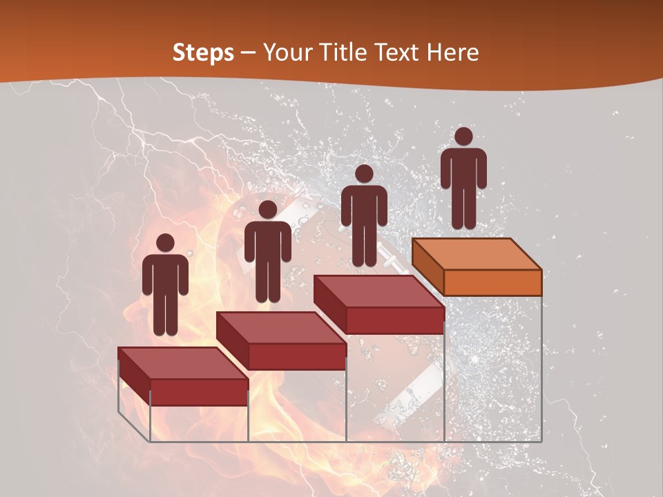 Usa Leisure Burning PowerPoint Template
