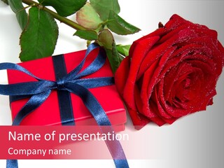 Passion Red Engagement PowerPoint Template