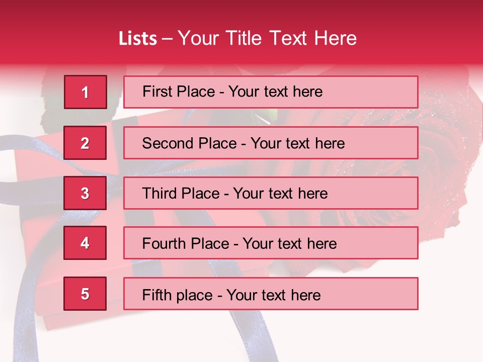 Passion Red Engagement PowerPoint Template