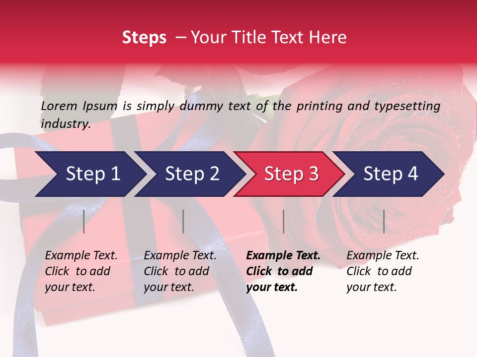 Passion Red Engagement PowerPoint Template