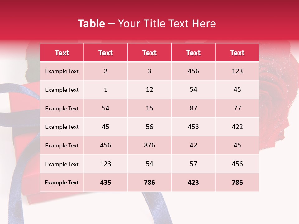 Passion Red Engagement PowerPoint Template