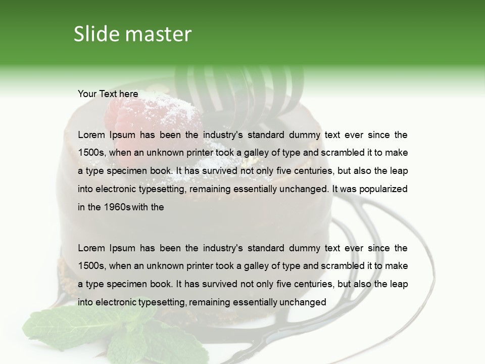 Raspberry Berry Space PowerPoint Template