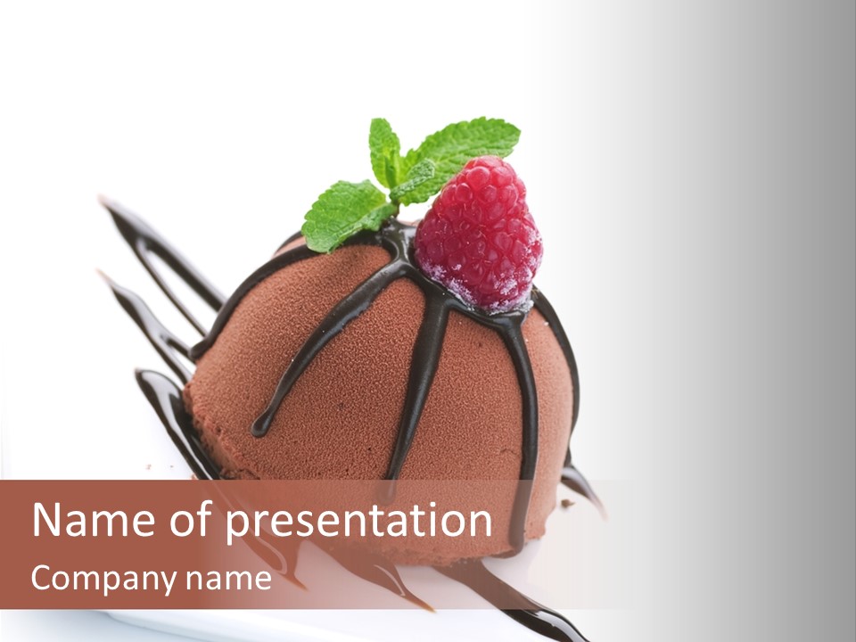 Tasty Copy Cake PowerPoint Template