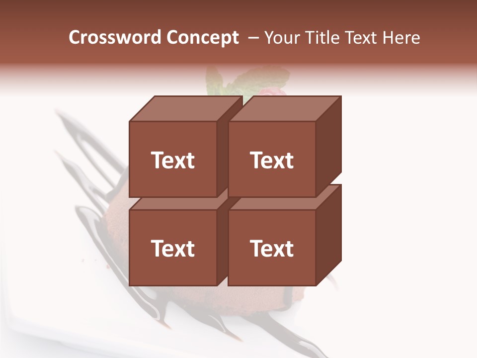 Tasty Copy Cake PowerPoint Template