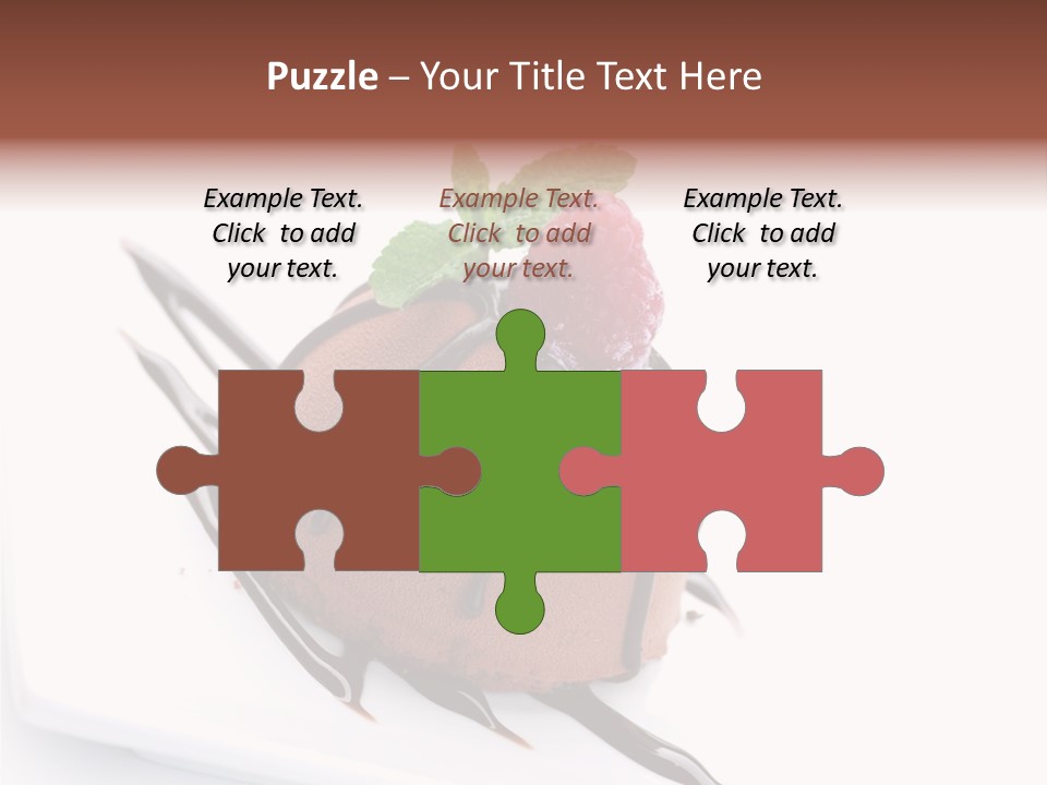 Tasty Copy Cake PowerPoint Template