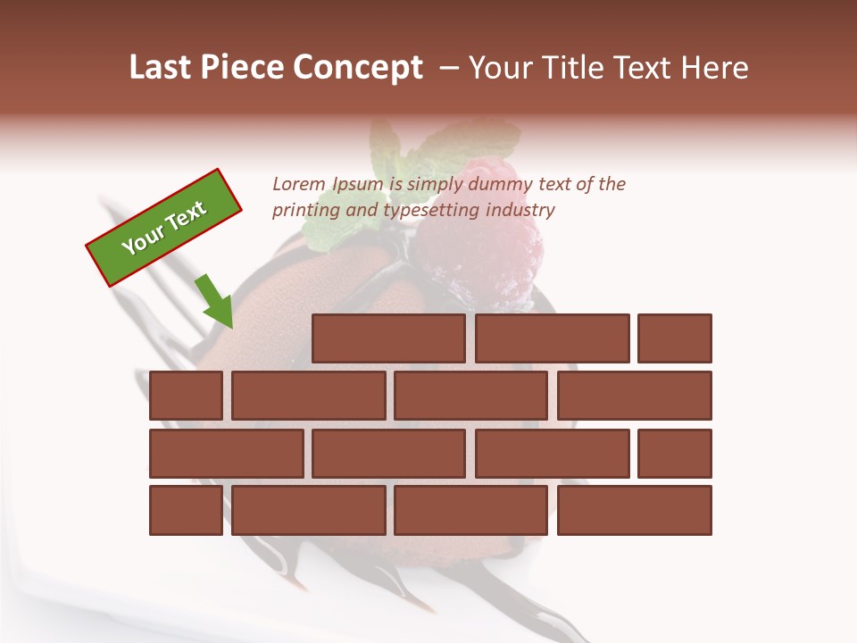 Tasty Copy Cake PowerPoint Template