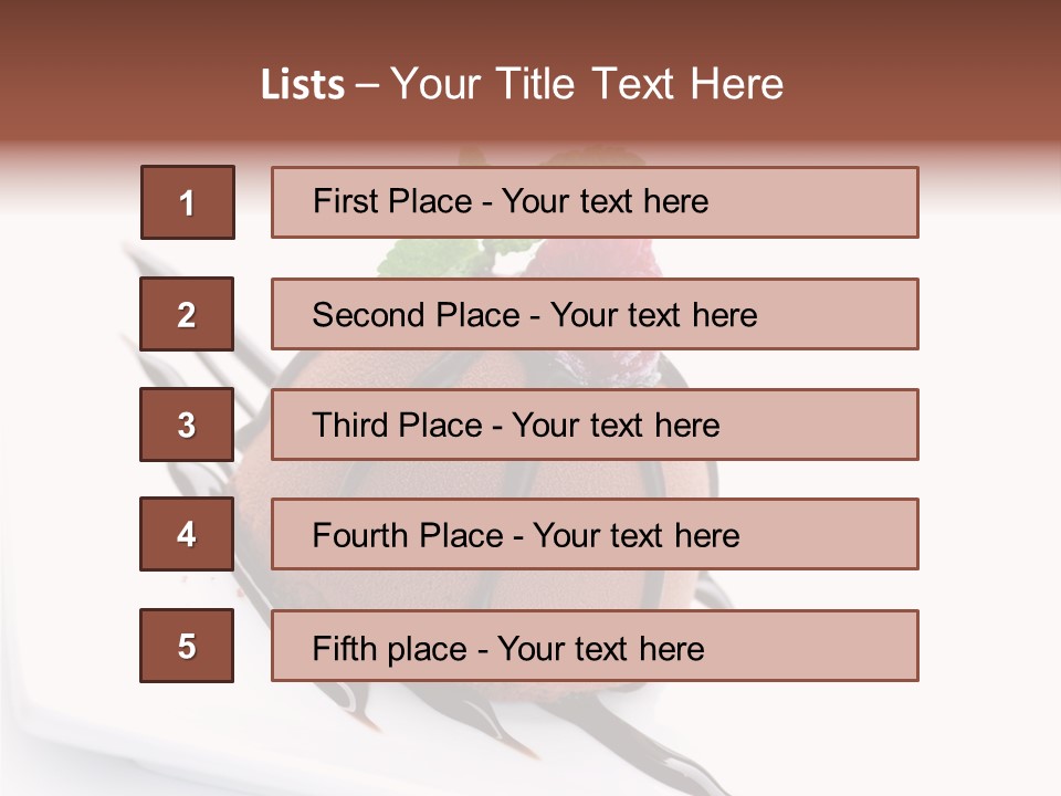 Tasty Copy Cake PowerPoint Template