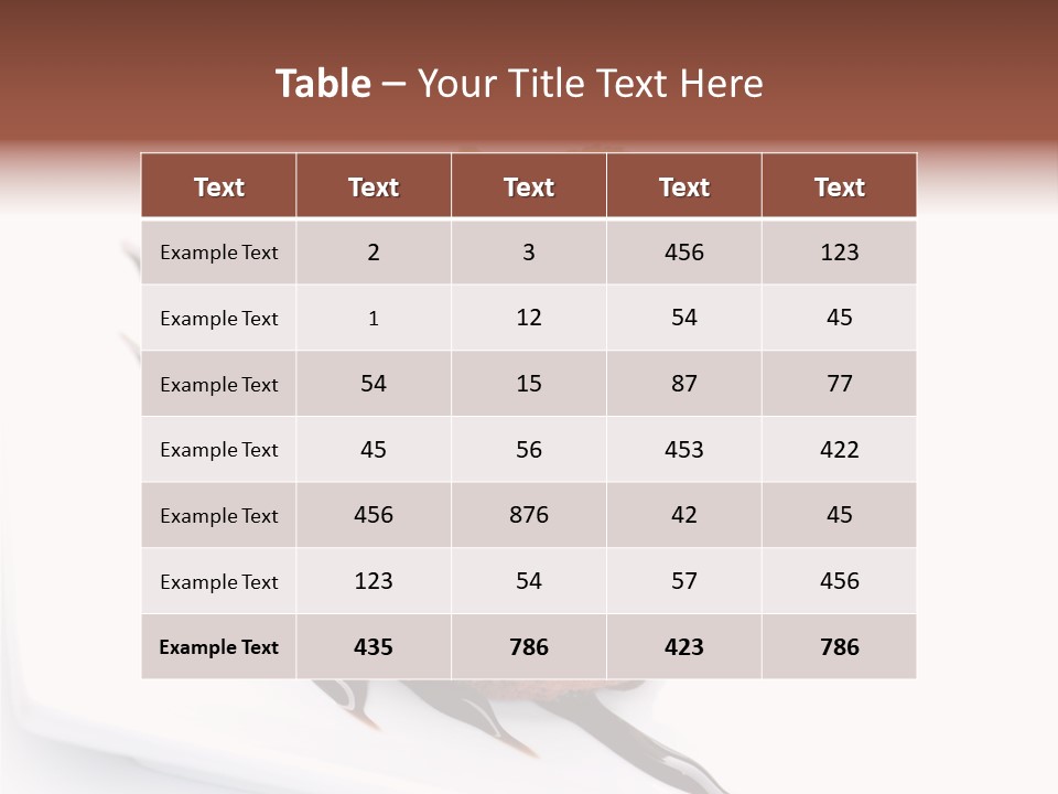 Tasty Copy Cake PowerPoint Template
