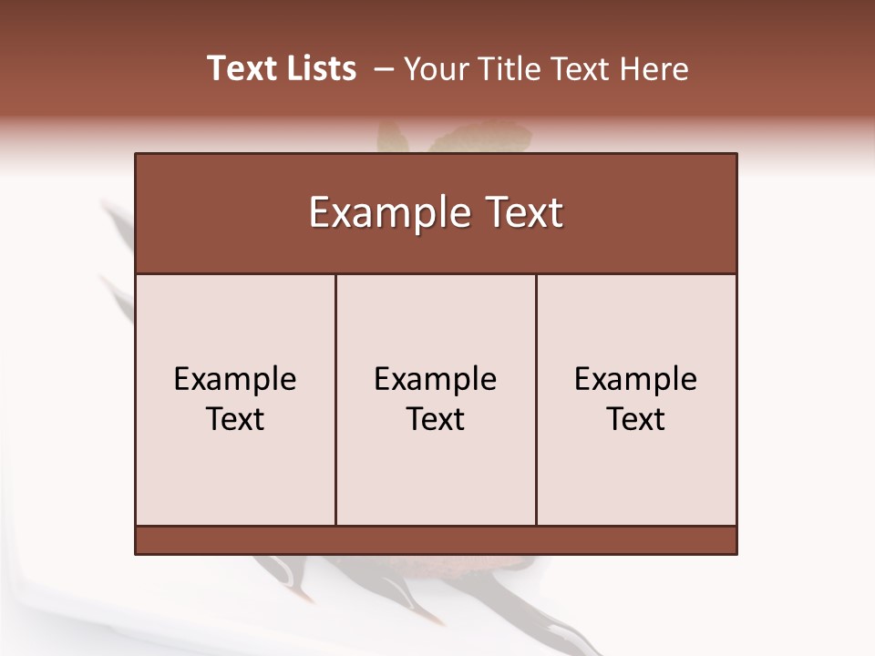 Tasty Copy Cake PowerPoint Template