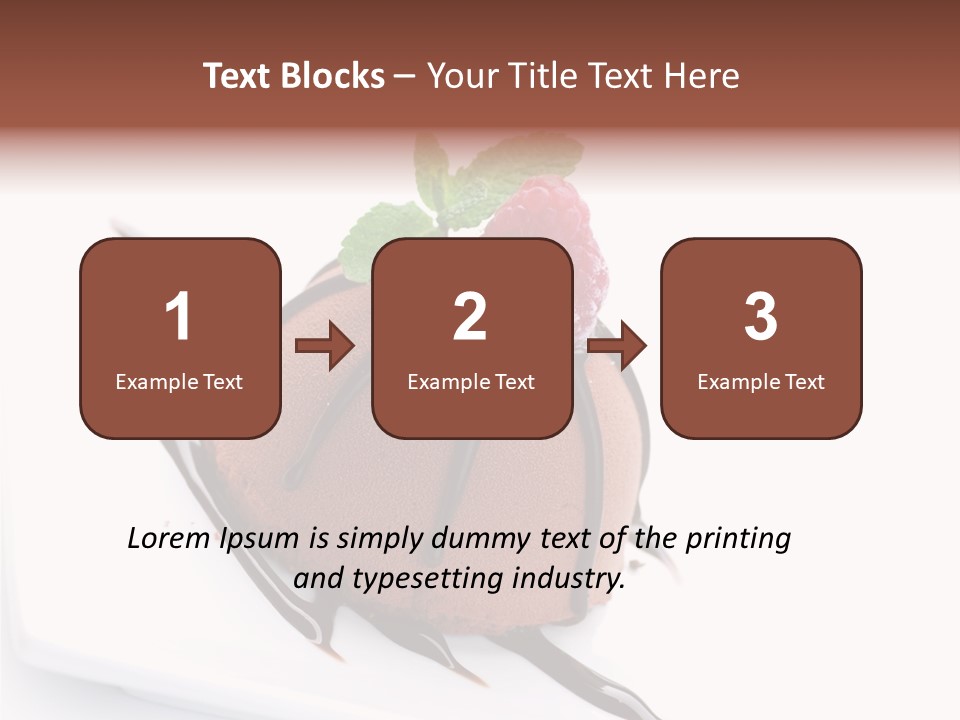 Tasty Copy Cake PowerPoint Template