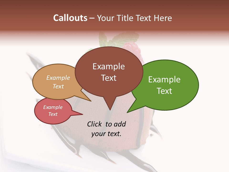 Tasty Copy Cake PowerPoint Template