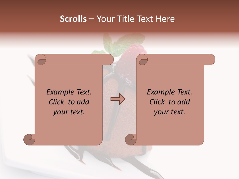 Tasty Copy Cake PowerPoint Template