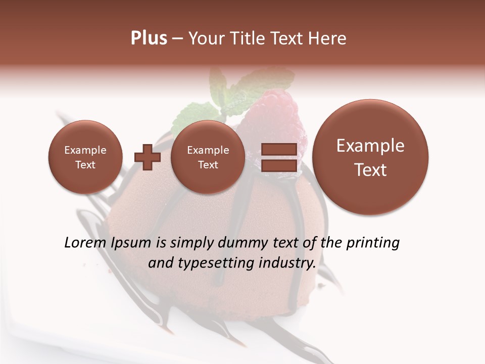 Tasty Copy Cake PowerPoint Template