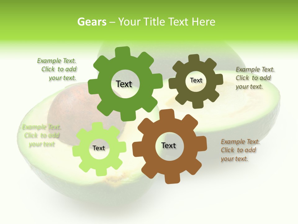 Rough Food Part PowerPoint Template