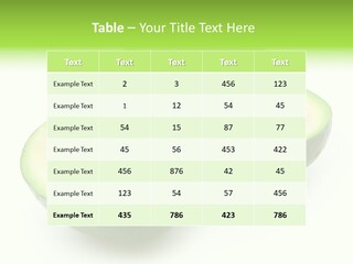 Rough Food Part PowerPoint Template