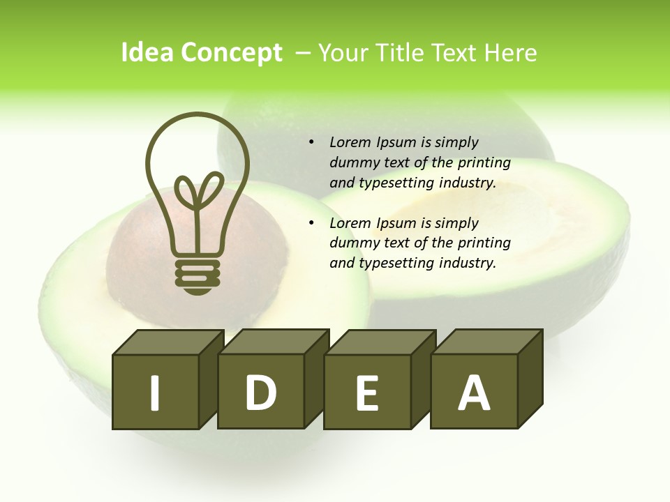 Rough Food Part PowerPoint Template