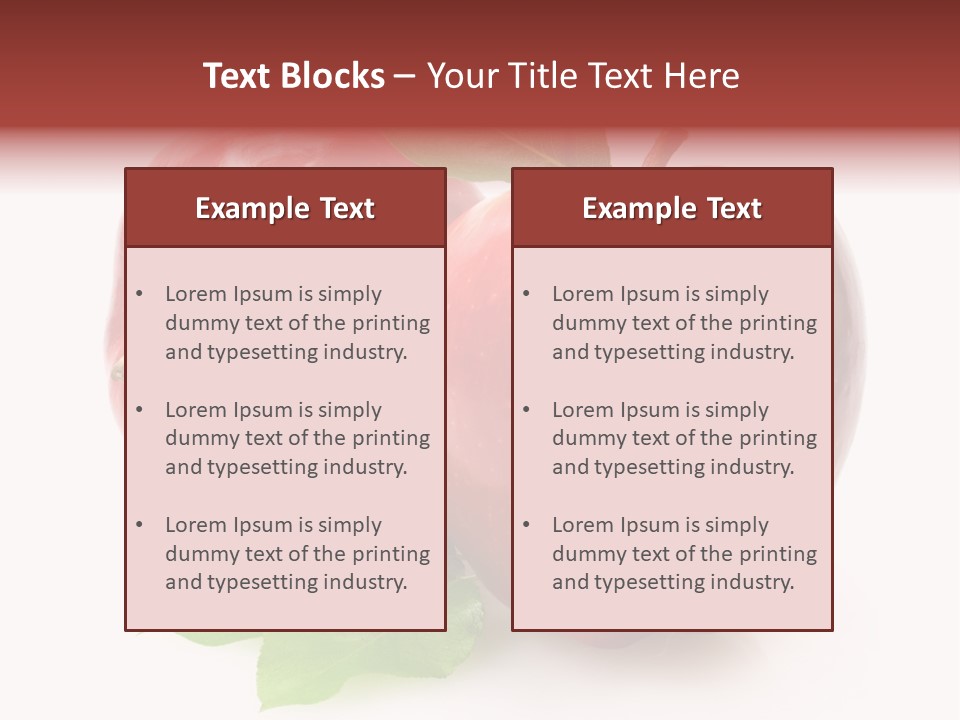 Ripe Leaf Food PowerPoint Template