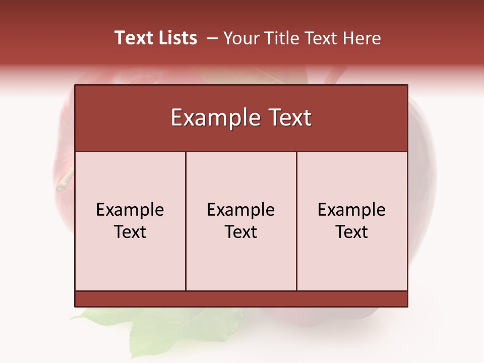 Ripe Leaf Food PowerPoint Template