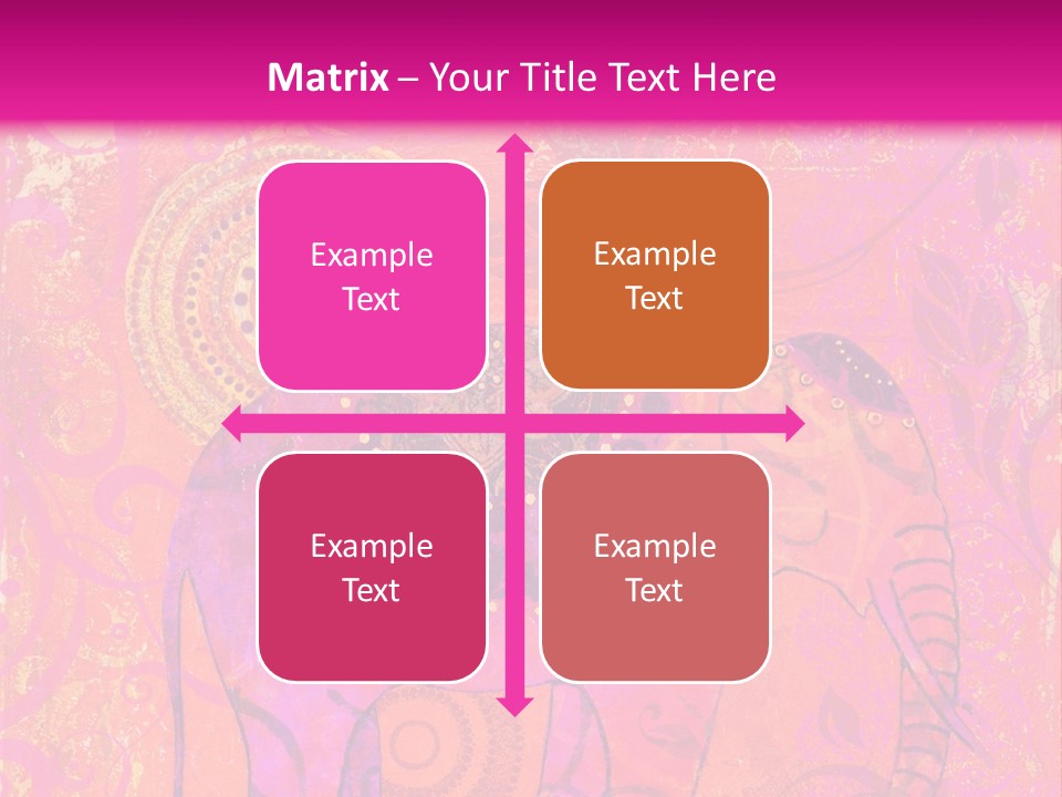 Orange Animal Colour PowerPoint Template