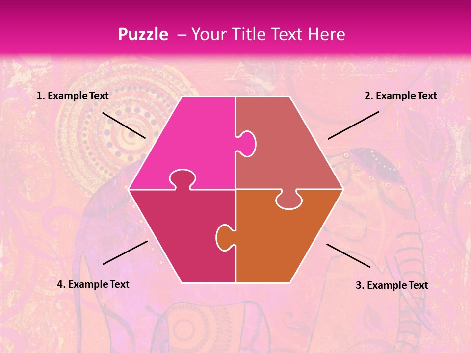 Orange Animal Colour PowerPoint Template