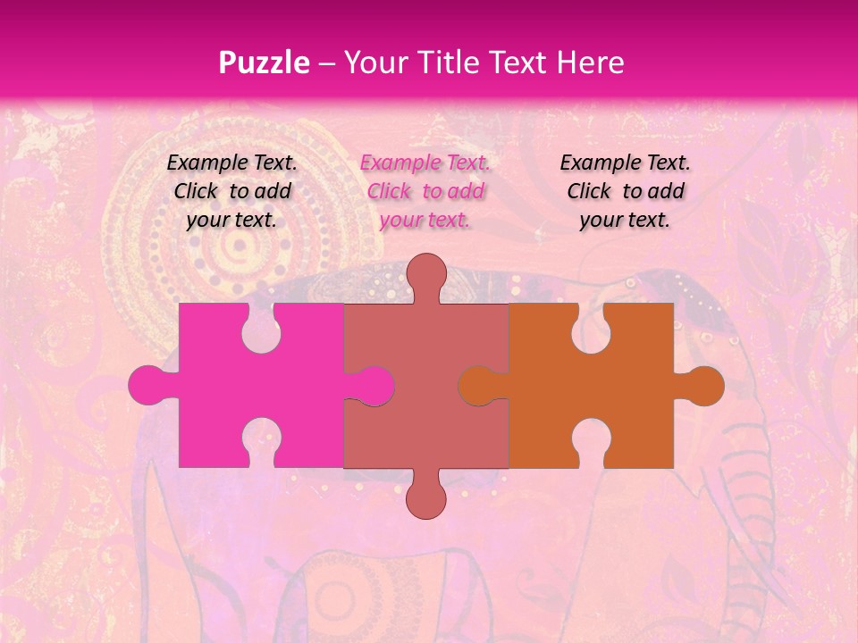 Orange Animal Colour PowerPoint Template