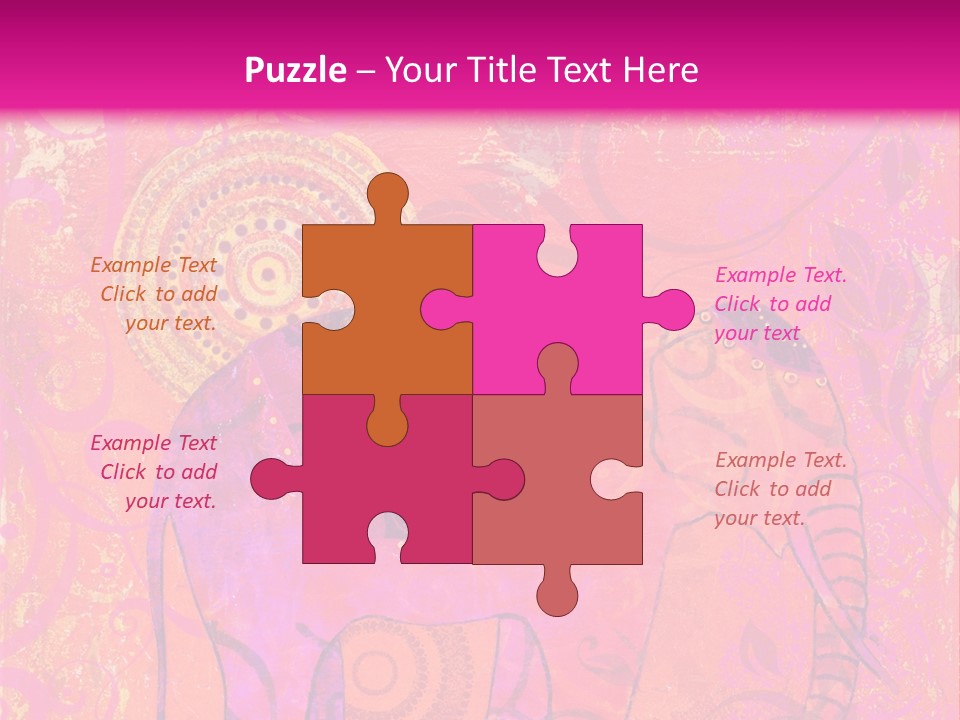 Orange Animal Colour PowerPoint Template