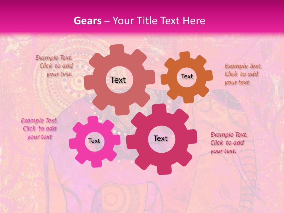 Orange Animal Colour PowerPoint Template