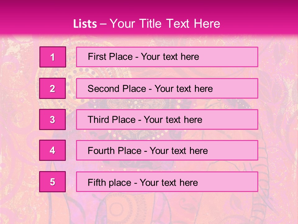 Orange Animal Colour PowerPoint Template