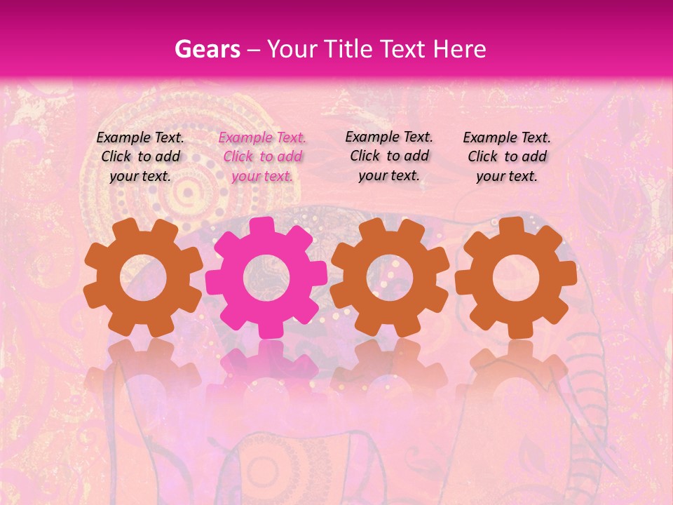 Orange Animal Colour PowerPoint Template