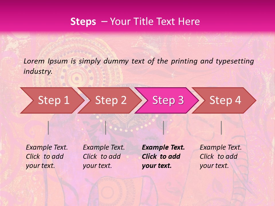 Orange Animal Colour PowerPoint Template