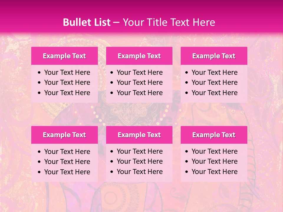 Orange Animal Colour PowerPoint Template