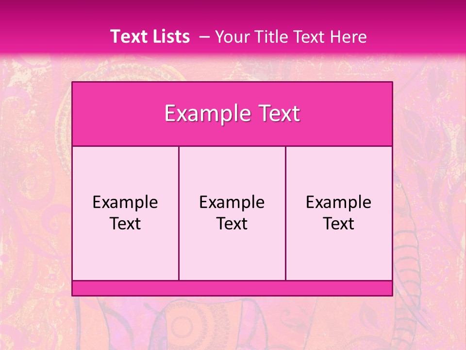 Orange Animal Colour PowerPoint Template