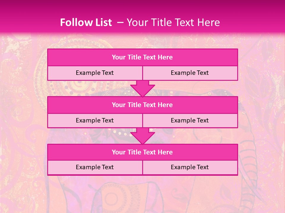 Orange Animal Colour PowerPoint Template