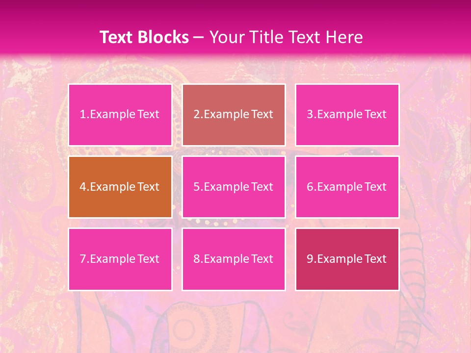 Orange Animal Colour PowerPoint Template