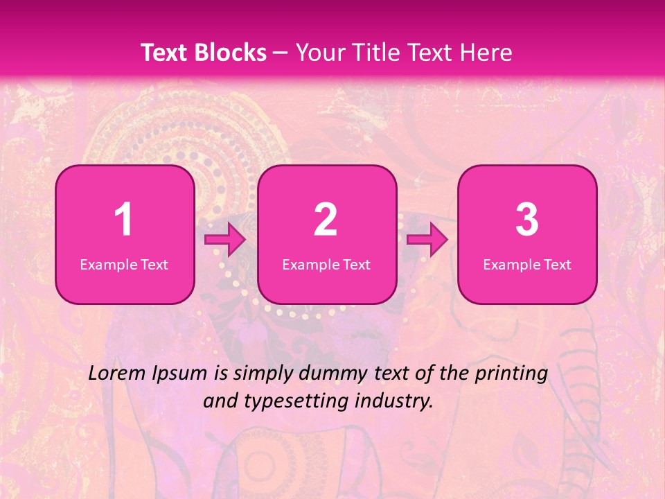 Orange Animal Colour PowerPoint Template