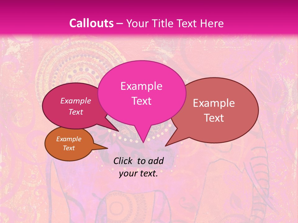 Orange Animal Colour PowerPoint Template