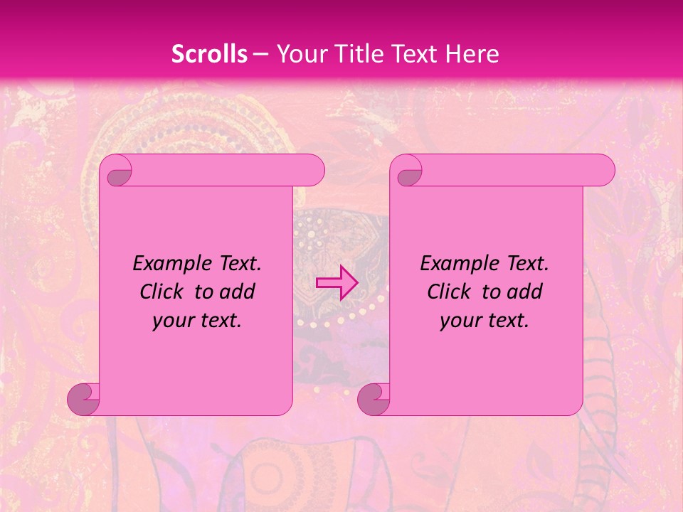 Orange Animal Colour PowerPoint Template