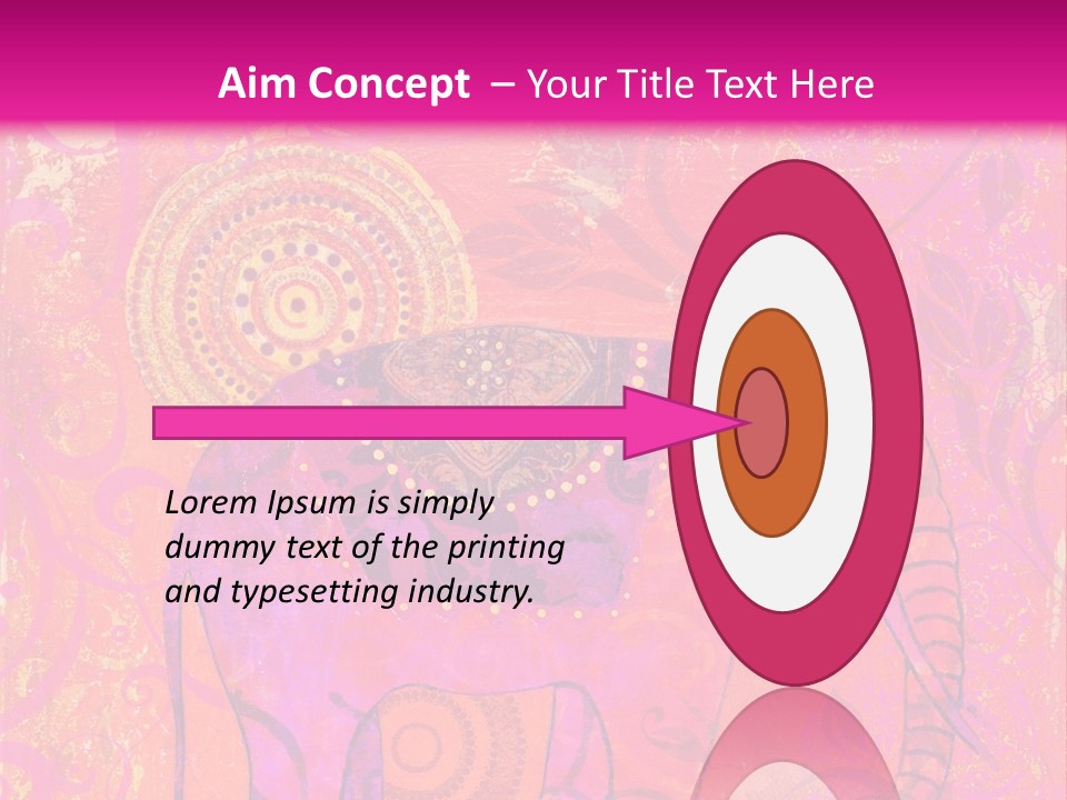 Orange Animal Colour PowerPoint Template