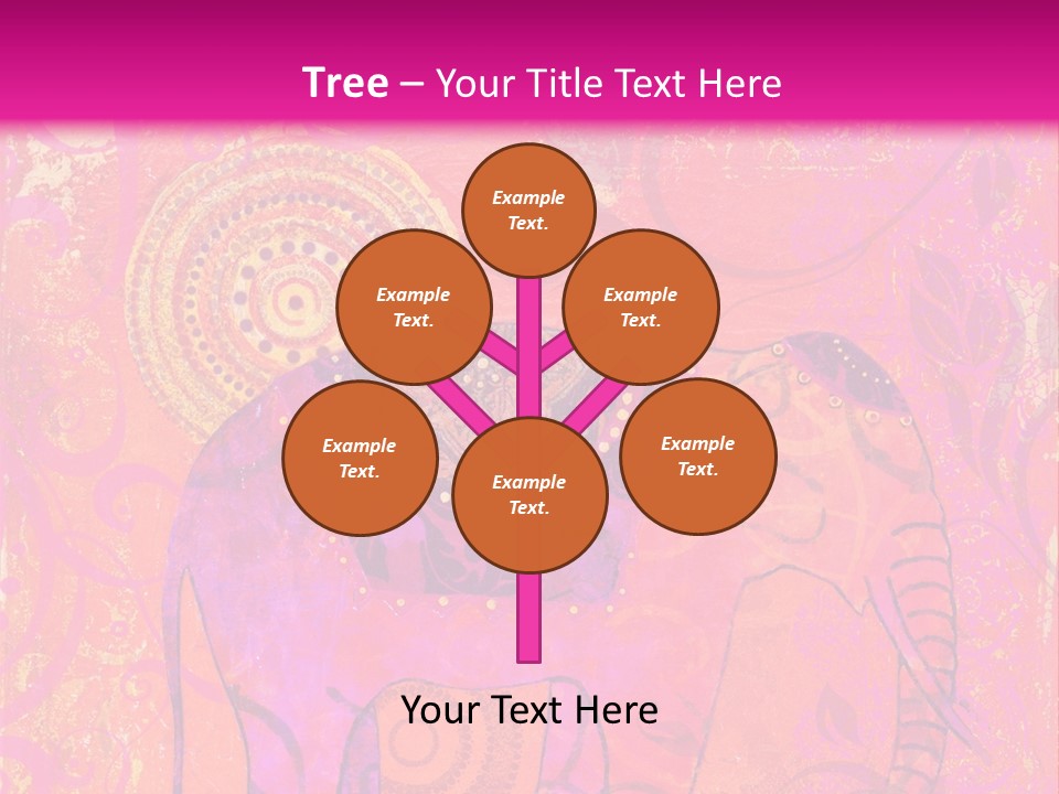 Orange Animal Colour PowerPoint Template