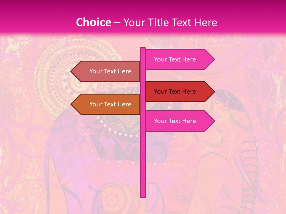 Orange Animal Colour PowerPoint Template