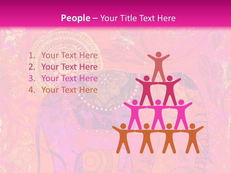 Orange Animal Colour PowerPoint Template