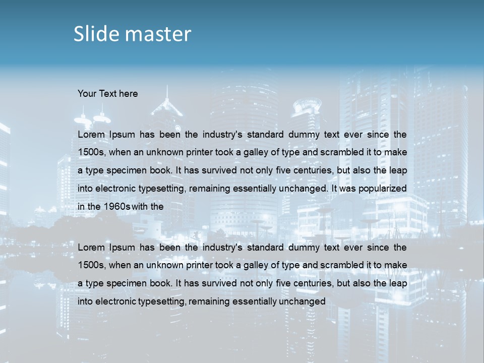 Central Capital Beauty PowerPoint Template