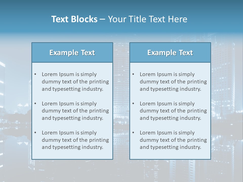 Central Capital Beauty PowerPoint Template