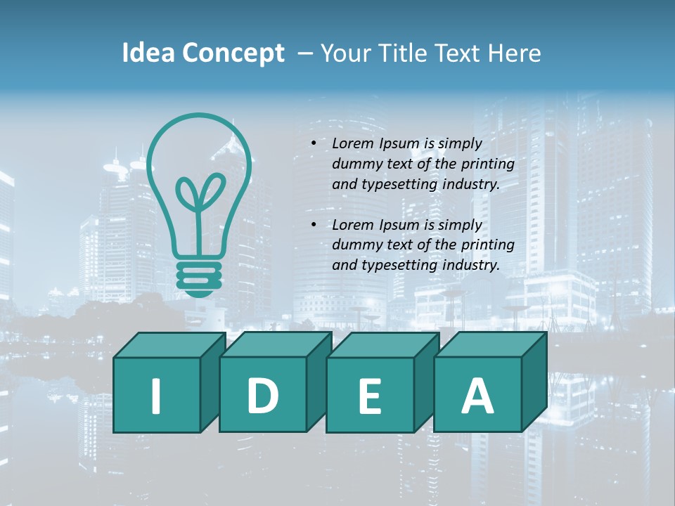 Central Capital Beauty PowerPoint Template