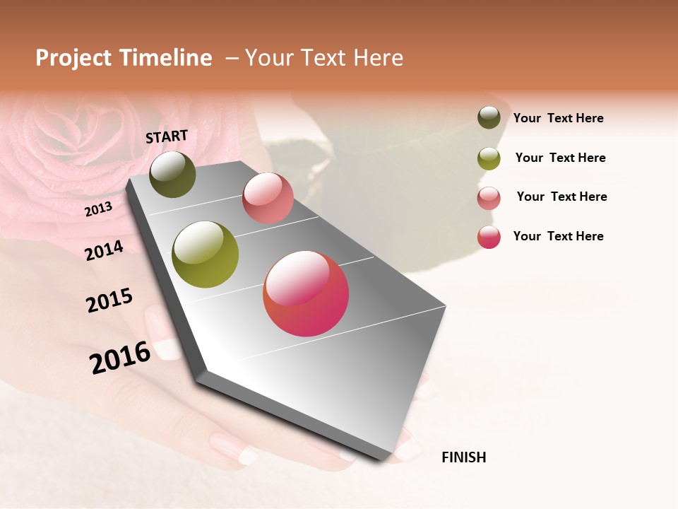 Nail French Freshness PowerPoint Template