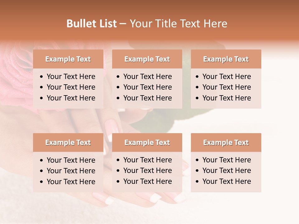 Nail French Freshness PowerPoint Template