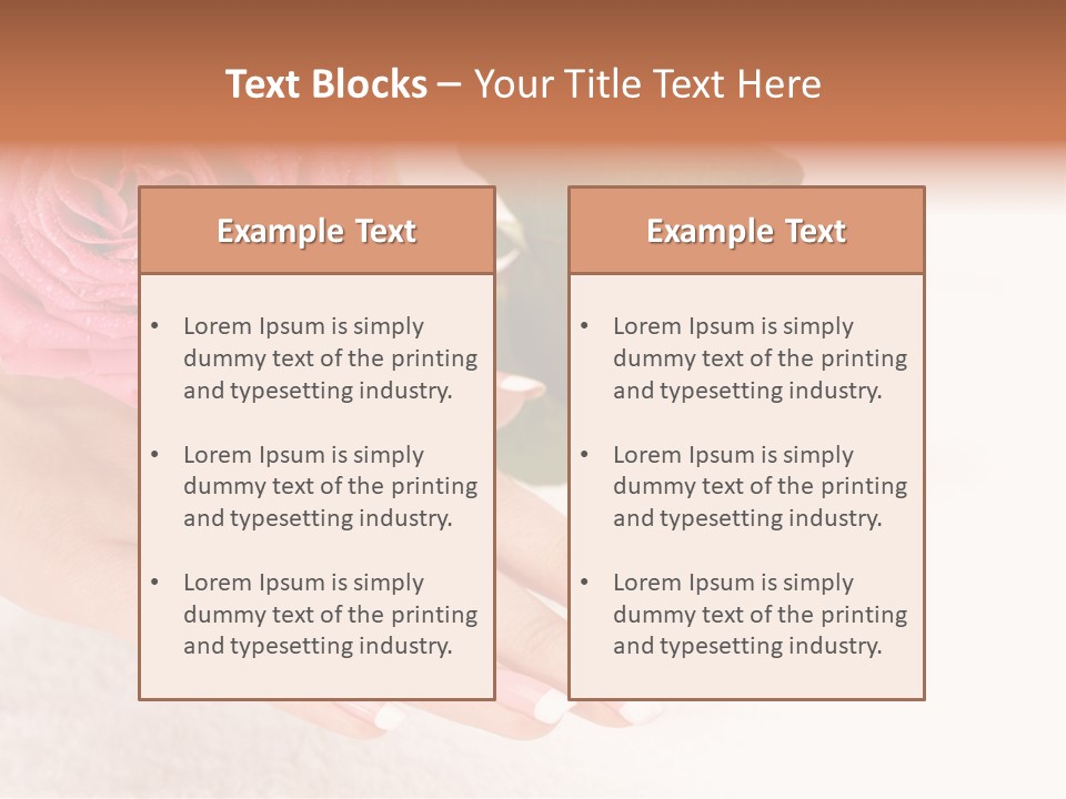 Nail French Freshness PowerPoint Template