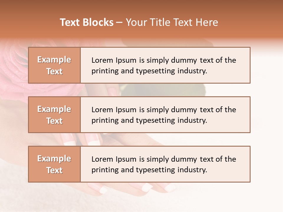 Nail French Freshness PowerPoint Template