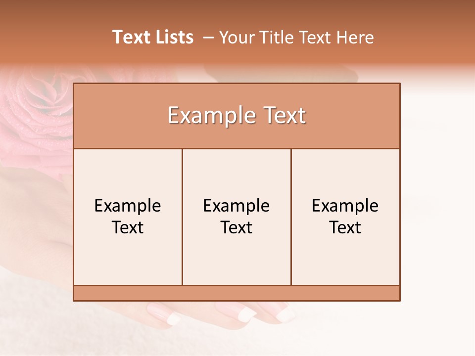 Nail French Freshness PowerPoint Template
