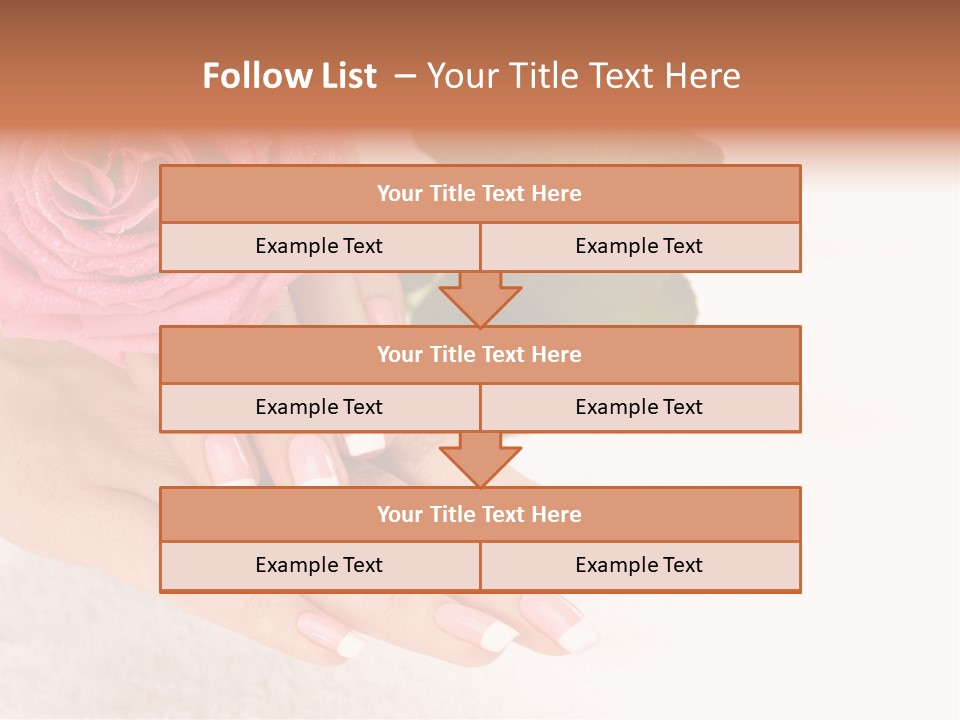 Nail French Freshness PowerPoint Template